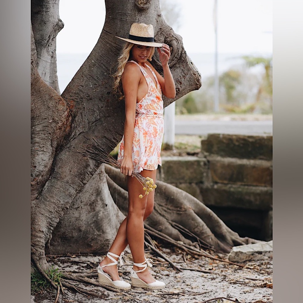 NWT Morrisday the Label Tropical Heat Mini Dress Sz AU-12 (US-8) Easter Boho - Picture 2 of 16